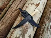 Handmade Juan Padillo Knife Replica Bowie Knife With Leather Sheath