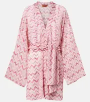 [Missoni] Missoni Zigzag lamé robe AU 14 pink