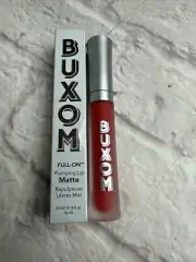 Buxom Full-On Plumping Lip Matte Drop Some $ New In Box Red