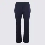 [Alexander Mcqueen] Alexander Mcqueen-Trousers Blue And Green-Donna 42