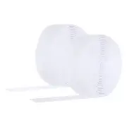 1 Set 1" x 9ft Hook and Loop Strips Roll Tape Double Sided White