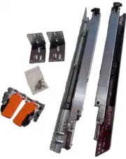 18" Blum TANDEM Drawer Slides with BLUMOTION, One Pair, Soft Close