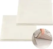 2 Rolls Non Slip Rug Pad Gripper 2.3 x 6.6 FT, Anti Skid Area Rug Pad, Under Carpet Rug Mats for Hardwood Floors and Tile Floors, Keep Rug or Runner in Place