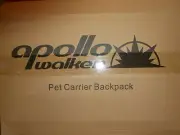 Apollo Walker Pet Carrier Backpack for Small Dogs and Puppies, Cats OB/New