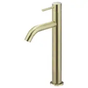 Piccola Tall Basin Mixer, PVD Tiger Bronze