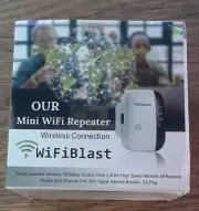 300Mbps Mini WiFiBlast Wireless Repeater Range Extender Home Amplifier 2.4GHz