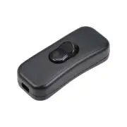 Inline Cord Switch AC 250V 2A 500W DPST Rocker Switch Light Switch Black