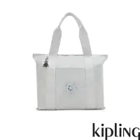 在飛比找Yahoo奇摩購物中心優惠-Kipling 低調簡約銀素面大容量手提包-ERA M