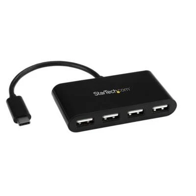 StarTech 4-Port USB-C Hub - Mini Hub - USB-C to 4x USB-A - USB 2.0 ST4200MINIC