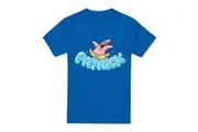 SpongeBob SquarePants Mens Happy Go Lucky Patrick Star T-Shirt (Royal Blue) - UTTV6656