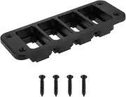 EMSea 1pc 4 Way Push Switch Bracket Mount Panel Plastic Holder 4 Holes Push Button Switch Mounting Panel with 4 Screws Compatible with Toyota Prado