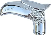 (Only Handle - Eagle) - Eagle Walking Stick Handle - (Symbol of Power and Strength) SouvNear Walking Stick Handle Handmade in Silver Colour - Metal Decorative Handles for Wooden Canes - Gifts Items