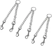 CORHAD Double-end Dog Leash 360° Rotatable Metal Buckle Traction Rope for Hiking