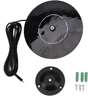Efficient 10W Solar Panel Power for Outdoor Security Camera LED Light Round Shape
