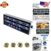 Multi-Event Digital Stainless Steel Kitchen Timer - Loud Alarm & Space-Saving