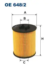 OE 648/2 FILTRON OIL FILTER FOR HOLDEN OPEL SAAB SATURN VAUXHALL