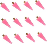 minkissy Professional Nail Art Drill Pen Wax Tip Set 12pcs Nail Picker Head Gems Pen Head Jewelry