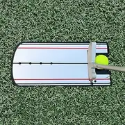 HH-GOLF Golf Putting Alignment Mirror, Golf Putting Practice Training Equipment, Improve Your Putting Setup