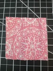 Cotton Quilt Block fabric lot 5 inch square Pink Mandela 52 Count