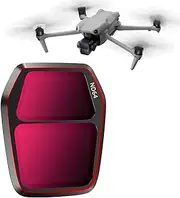 ND Filters Set for DJI Air 3S Accessories,UV CPL ND8 ND16 ND32 ND64 Polarizer Neutral Density Filter Kit, Secure Attach/Multi Coated HD Optical Glass/Lightweight Frame for DJI Air 3S (ND64)