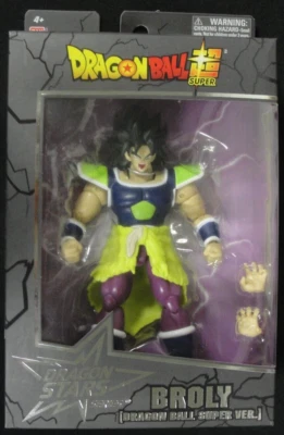Dragon Ball Super, Broly Dragon Ball Super Ver. Action Figure Dragon Stars NIB
