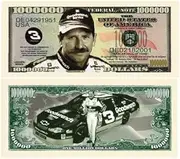 American Art Classics Pack of 5 - Dale Earnhardt Sr. Senior Million Dollar Bill