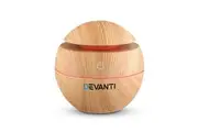 Devanti Aroma Diffuser Aromatherapy Light Wood 130ml