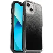 OtterBox Apple iPhone 13 Symmetry Series Clear Antimicrobial Case - Ombre Spray (Clear/Black) (77-85305)
