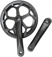 Folding Bicycle Crankset 48 T Chainring Crank Set for Riding Biking Cycling