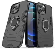 [YukeTop] Cover for Samsung Galaxy A70 Case, All-Inclusive Protection, Sturdy, Drop-Resistant, Rear Ring Holder, Cover Protection for Samsung Galaxy A70.(Black)