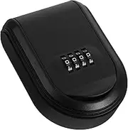 ULTECHNOVO Outdoor Key Lock Box Wall Mounted Storage with Resettable Combination Code Material for Homes Offices Vehicles Secure Key Storage Box