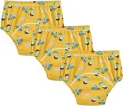 Caihoyu Little Girls Potty Training Toilet Pants Reusable Bed Wetting Underpants Under Garment for Kids 2T Bright Pattern Excavators