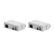 PoE Over Coax EOC Converter, Ethernet & Power Over Coaxial Adapter/Extender
