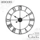 【iINDOORS】Loft 簡約設計時鐘-黑色烤漆60cm