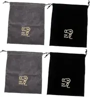 FOMIYES 2sets Portable Hair Dryer Bag Drawstring Pouch Multifunctional Storage for Home 2pcs*2