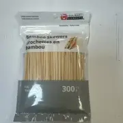 (300-Pk) Culinary Elements Appetizer Bamboo Skewers 4" 16838