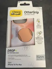 OtterBox SYMMETRY SERIES Case for iPhone 14 Pro Max-Peaches (Orange) NIB Sealed