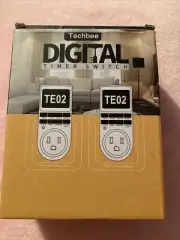 Techbee Digital Timer Switch Up To 20 Settings TE02 FAST SHIPPING (2 Pack)
