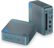 Mini PC i5 Windows 11 Pro BOSGAME P2 Lite Mini PC Intel Core i5-12600H(Upgraded 1197G) 32GB DDR4 3200 Mhz 512GB SSD | Dual RJ45 LAN | HDMI | DP | USB-C (PD) | Wi-Fi 6 | Bluetooth 5.2 | USB 3.2 |