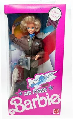 1990 Air Force Barbie #9690 Mattel – Stars ‘n Stripes – New in Box, Rare