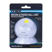 Brillar Motion Activated Battery Wall Mount Ball Light w/ Cob LED Technology
