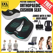 Feagar Orthopaedic Chair Seat Cushion & Back Posture Corrector For Pain Relief