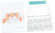 Baluue 1set Manicure Hand Mold Set Nail Professional Manicure Practice Tool Tips Toe Gel Fake Para Practice Manicure Fingers Kit Finger Model Manicure DIY Model Hands Are Silicone