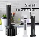 Electric Household Led Bladeless Tower Coolings Fan Portable USB Charging Mini