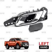 For Ford Mazda BT-50 Ranger 2012 - 21 Lh Chrome Gray Lever Door Handle Inner