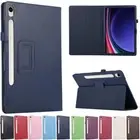 For Samsung Galaxy Tab S5e S6 S7 S8+ S9+ S10 FE Tablet Leather Stand Case Cover