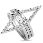 Swarovski Funk Ring ~ Size 9
