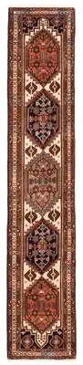 Vintage Hand-knotted Runner Rug 2'3" x 10'0" Traditional Wool Carpet