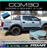 AM 2021-2024 NISSAN Navara bonnet + Doors stripes decals stickers D23 4x4