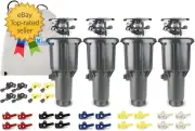 Rain Bird Maxi-Paw 2045A Impact Rotor Sprinkler - 4 Pack in a Sack Includes 7 Di